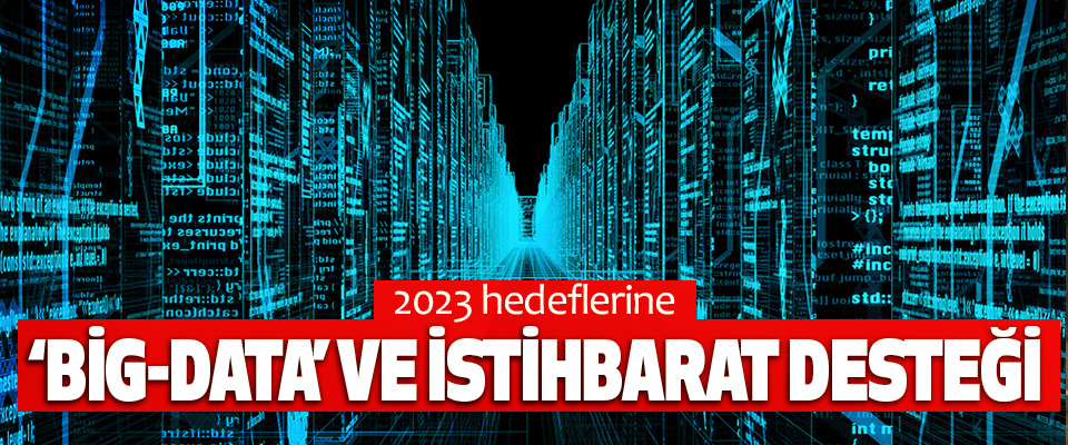 2023 hedeflerine ‘Big-Data’ ve İstihbarat Desteği