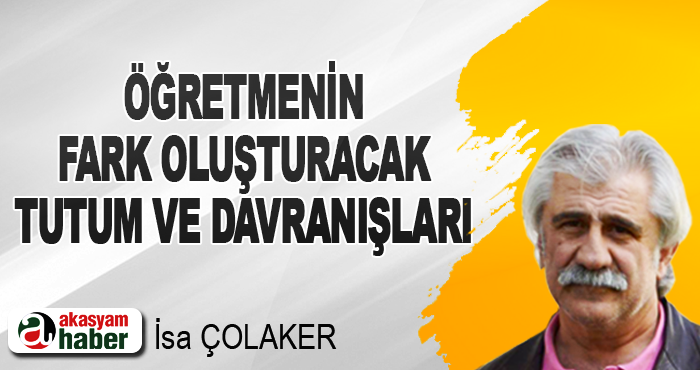 Öğretmenin fark oluşturacak tutum ve davranışları