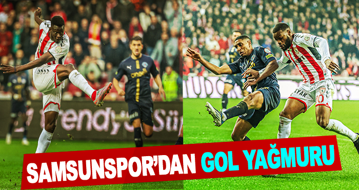 Samsunspor’dan Gol Yağmuru