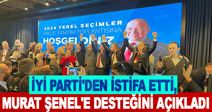 İYİ Parti'den istifa etti, Murat Şenel'e desteğini açıkladı