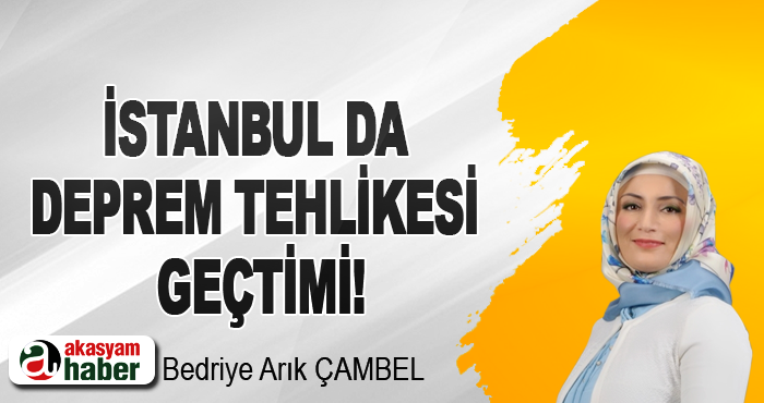İstanbul da deprem tehlikesi geçtimi!