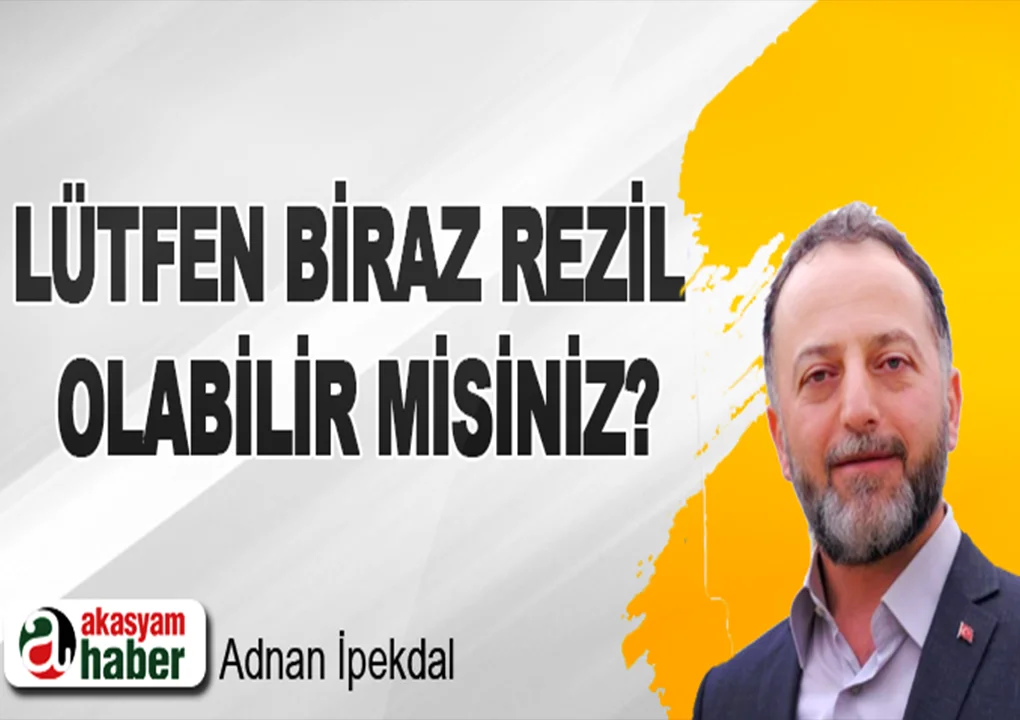 Lütfen Biraz Rezil Olabilir Misiniz?