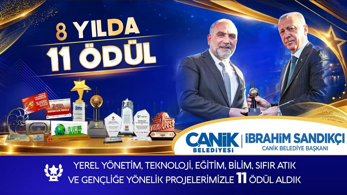 Canik Belediyesi Ödüllere Doymuyor
