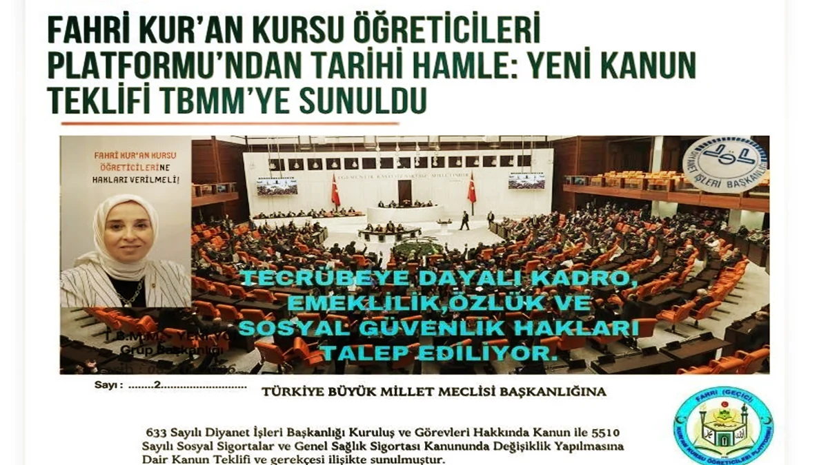 Kanun Teklifi TBMM'DE!