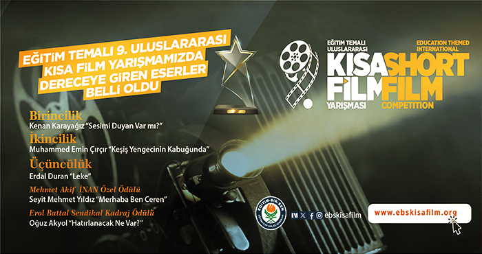 Eğitim temalı kısa film yarışmasında kazananlar belli oldu