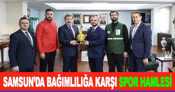 Samsun’da Bağımlılığa Karşı Spor Hamlesi