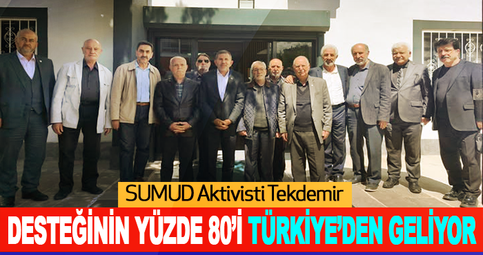 Desteğinin Yüzde 80’i Türkiye’den Geliyor