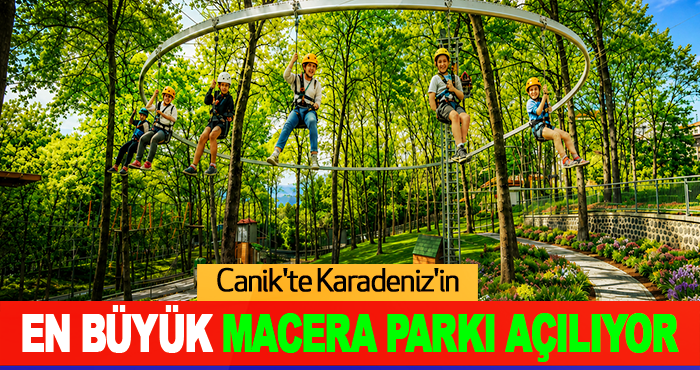 Canik'te Karadeniz'in En Büyük Macera Parkı Açılıyor