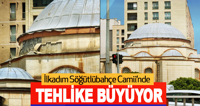 İlkadım Söğütlübahçe Camii’nde Tehlike Büyüyor