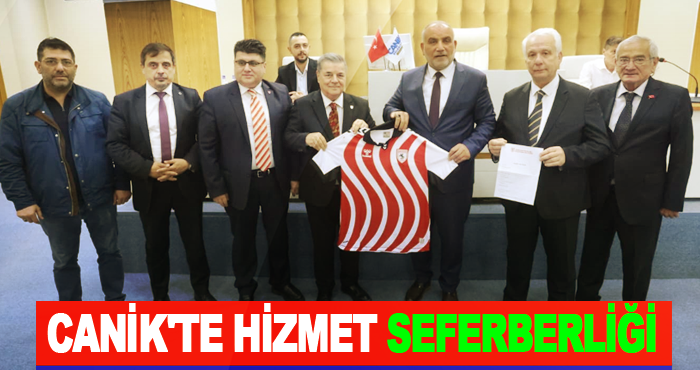 Canik'te hizmet seferberliği