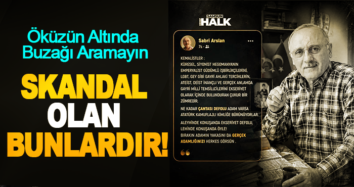 SKANDAL OLAN BUNLARDIR!
