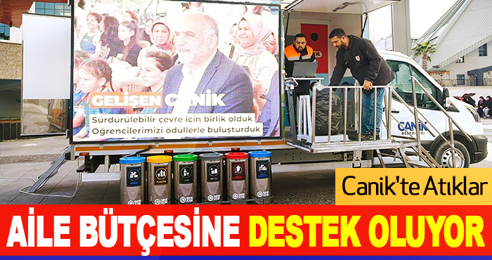 Canik'te Atıklar Aile Bütçesine Destek Oluyor