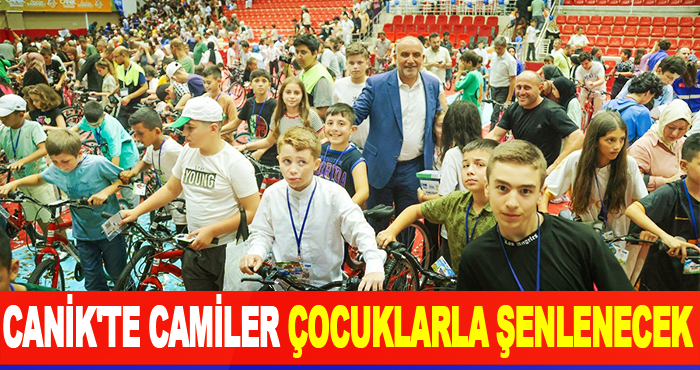 Canik'te Camiler Çocuklarla Şenlenecek