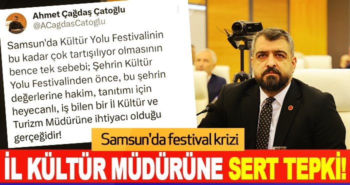İl Kültür Müdürüne Sert Tepki!