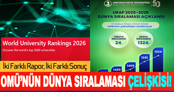 OMÜ’nün Dünya Sıralaması Çelişkisi!