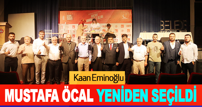 Saadet Partisi Bafra İlçe Başkanlığı'na Mustafa Öcal Yeniden Seçildi