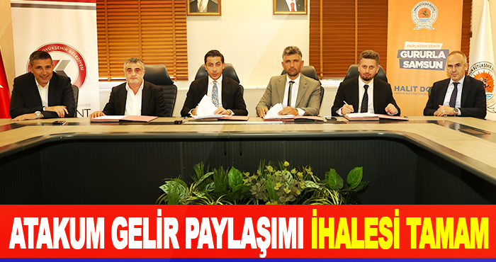 Atakum Gelir Paylaşımı İhalesi Tamam