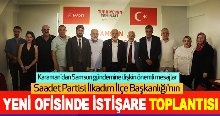 Karaman'dan Samsun gündemine ilişkin önemli mesajlar
