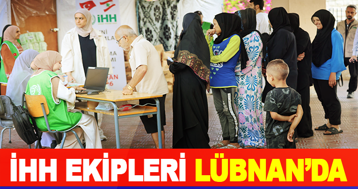 İHH ekipleri Lübnan’da
