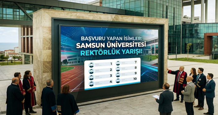 Samsun Üniversitesi Rektörlük Yarış!