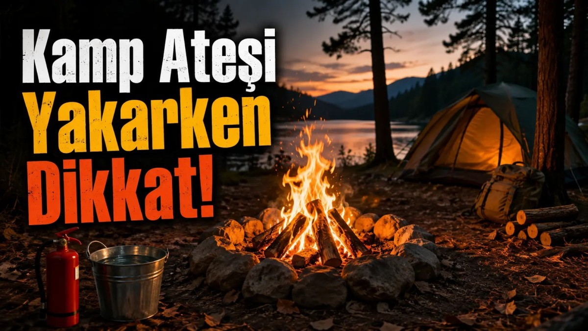 Kamp Ateşi Yakarken Yapılan Hatalar Büyük Tehlikeye Dönüşebilir