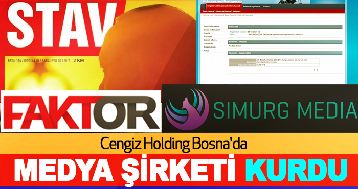 Cengiz Holding Bosna'da Medya Şirketi Kurdu