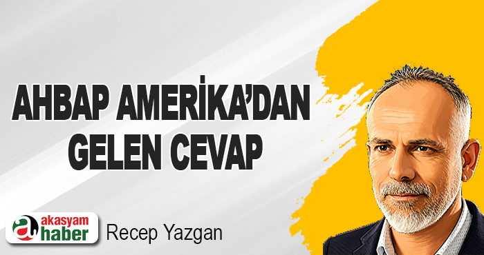 AHBAP Amerika’dan Gelen Cevap