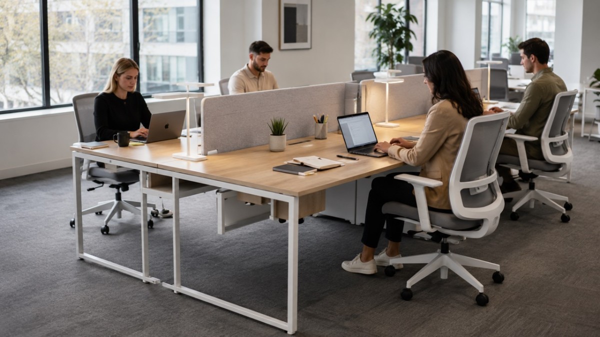 Workstation Masalar ile Açık Ofislerde Üstün Verimlilik ve Modern Tasarım