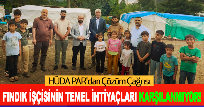 Fındık İşçisinin Temel İhtiyaçları Karşılanmıyor!