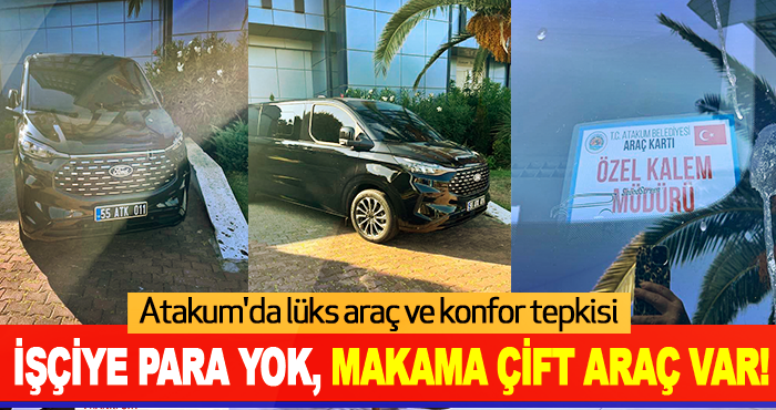 Atakum'da lüks araç ve konfor tepkisi