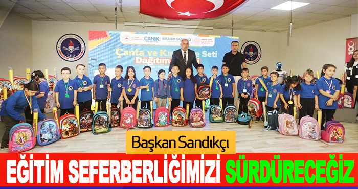Eğitim seferberliğimizi sürdüreceğiz