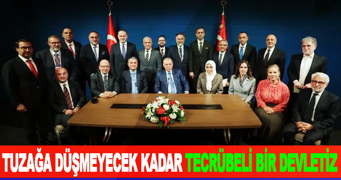 Tuzağa düşmeyecek kadar tecrübeli bir devletiz