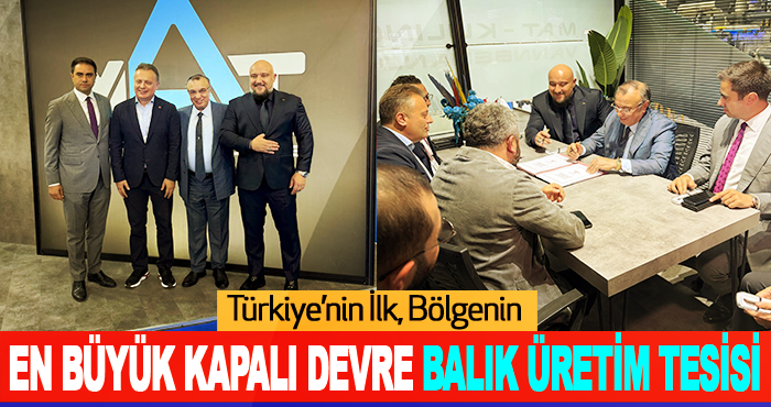 Türkiye’nin İlk, Bölgenin En Büyük Kapalı Devre Balık Üretim Tesisi