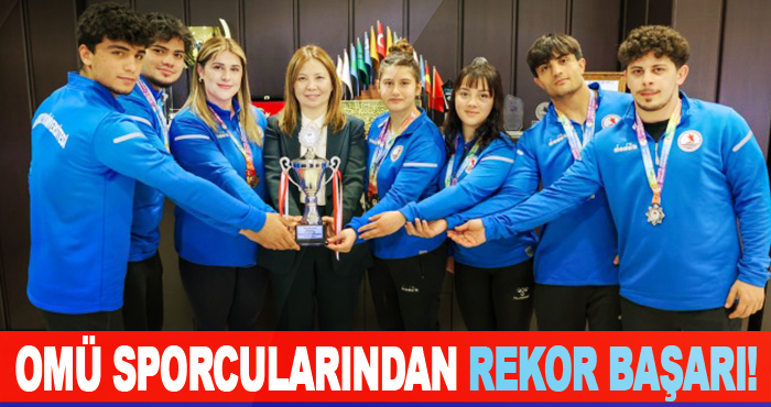 Omü sporcularından rekor başarı!