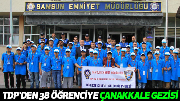 Toplum Destekli Polis'ten 38 Öğrenciye Çanakkale Gezisi