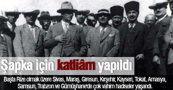 Şapka için katliâm yapıldı