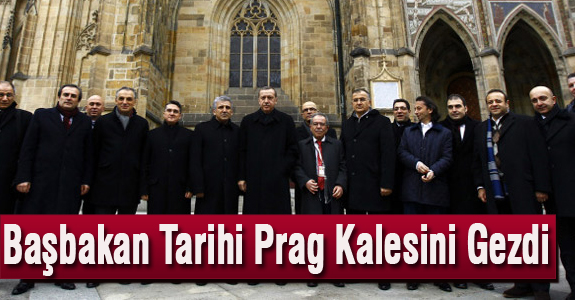 Başbakan Tarihi Prag Kalesi’ni Gezdi