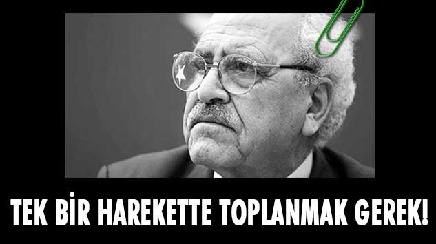 Tek Bir Harekette Toplanmak Gerekir