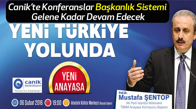 Canik Belediyesi Yeni Türkiye Yolunda Konferanslar Serisini Sürdürüyor