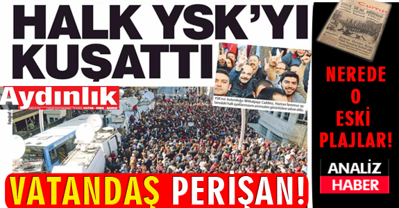 HALK PLAJA AKIN ETTİ VATANDAŞ PERİŞAN!