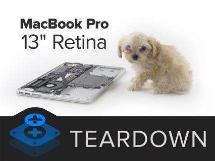 Yeni 13 inç Retina Ekran MacBook Pro paramparça