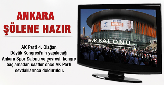 Ankara Spor Salonu Şölene Hazır ..