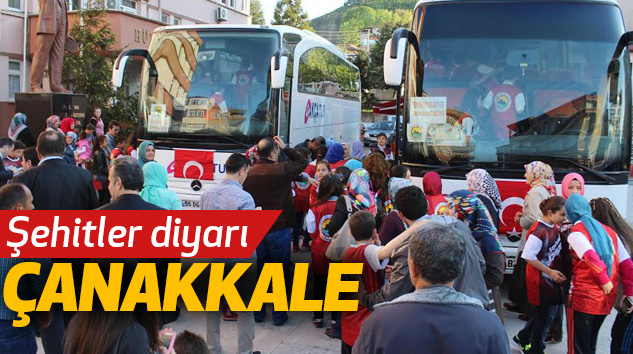 Tekkeköy Belediyesi Başarılı Öğrencileri Şehitler diyarı Çanakkale’ye gönderdi