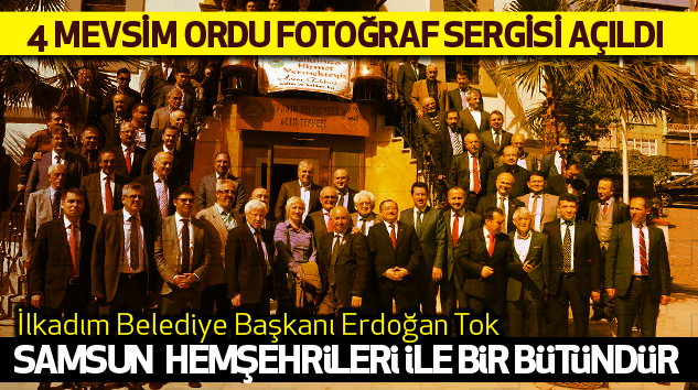 Samsun'da 4 Mevsim Ordu Fotoğraf Sergisi Açıldı..