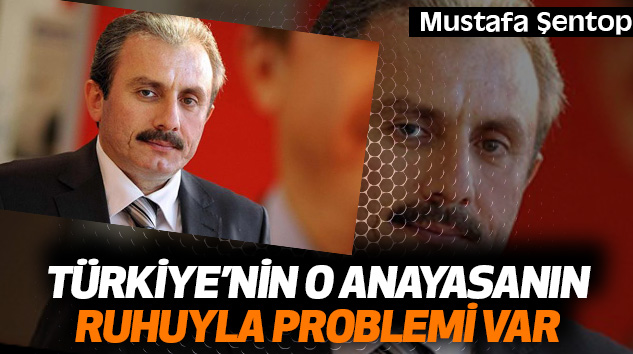 Mustafa Şentop:Türkiye’nin O Anayasanın Ruhuyla Problemi Var