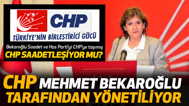 CHP Mehmet Bekaroğlu Tarafından Yönetiliyor