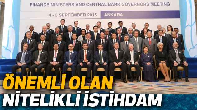Başbakan Davutuğlu: Önemli Olan Nitelikli İstihdam