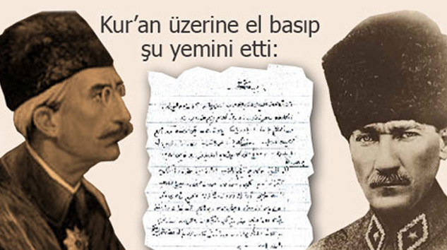 Atatürk, Vahdettin’in Karşısında Kuran’a El Basarak Yemin Etti