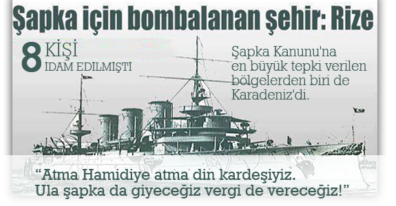 Şapka için bombalanan şehir: Rize