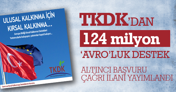 TKDK’dan 124 milyon Avro’luk hibe programı
